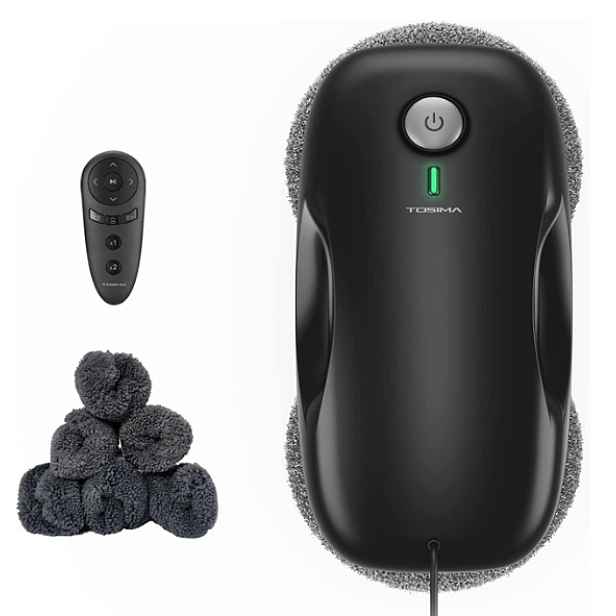 Čistič Oken, Inteligentní Robotický Čistič Oken Tosima W2 3800PA 650 Mah 5 M