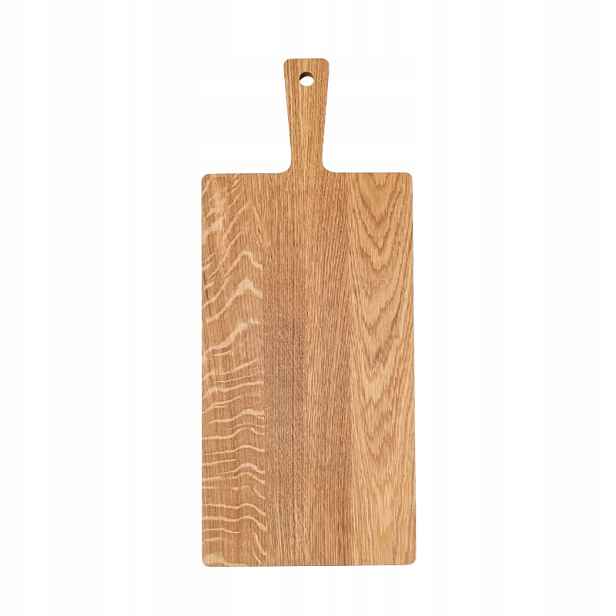 Dubová krájecí deska s rukojetí 48x20x2 cm certifikovaná Ryba Wooden