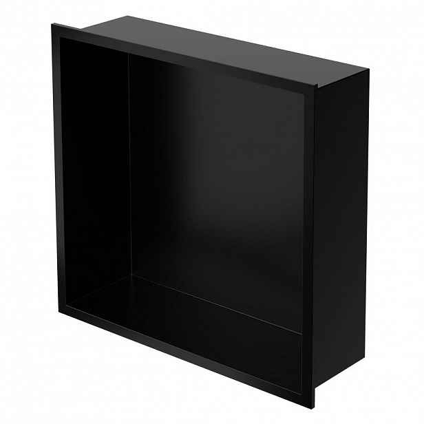 LuxeBath SPRCHOVÝ KOUT černý 30/30 cm s rámem