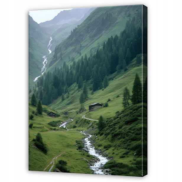 Obraz Zelené Hory Les Příroda Krajina Do Předsíně Kanceláře Moderní 100x70
