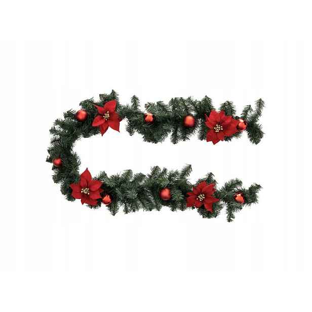 Vánoční věnec Poinsettia