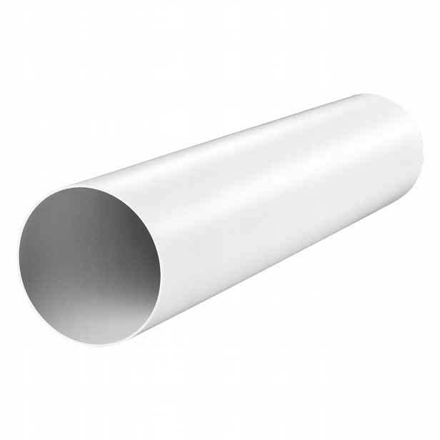 Ventilační kanál Kulatý Vents Fi 100 mm Délka 100 cm 1 m Pvc 1100-4
