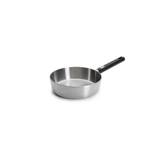 Woll Nerezová soté pánev Logic Steel s odnímatelnou rukojetí, Ø 24 cm 1724LCS