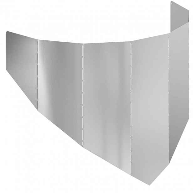 vidaXL Okraj trávníku 100 x 45 cm Ocel Stříbrná