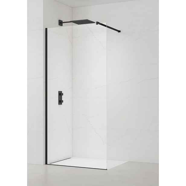 Sprchová zástěna walk-in Walk-In / dveře 100 cm s profilem a zavětrováním Swiss Aqua Technologies Walk-in SATBWI100PRC