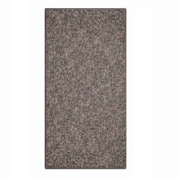 Běhoun na míru Madrid hnědošedý, šíře 90 cm, hnědá, chodba / předsíň, Vopi