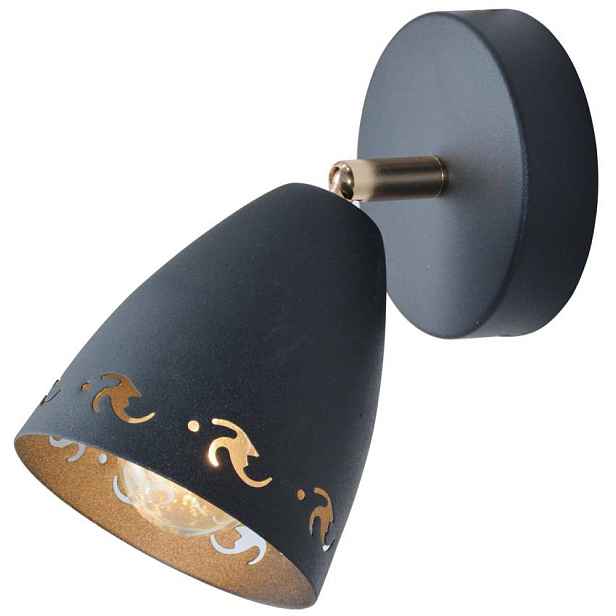 Nástěnná lampa 1X40W E14 černá COTY