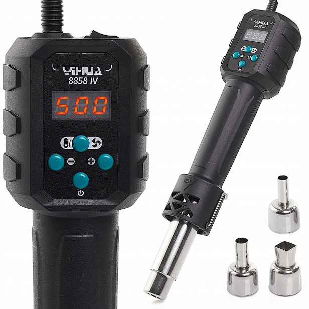 Páječka Horkovzdušná Pistole Hot-air Horký Vzduch Yihua 8858-IV 700W Techrebal