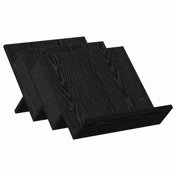 vidaXL Regál na časopisy Černý dub 53 x 40 x 28,5 cm Kompozitní dřevo