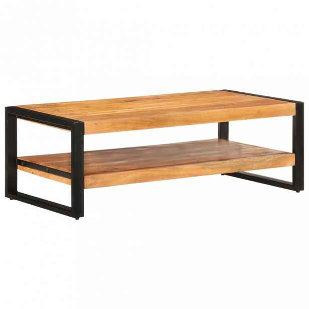 Konferenční stolek dřevo / kov Akácie