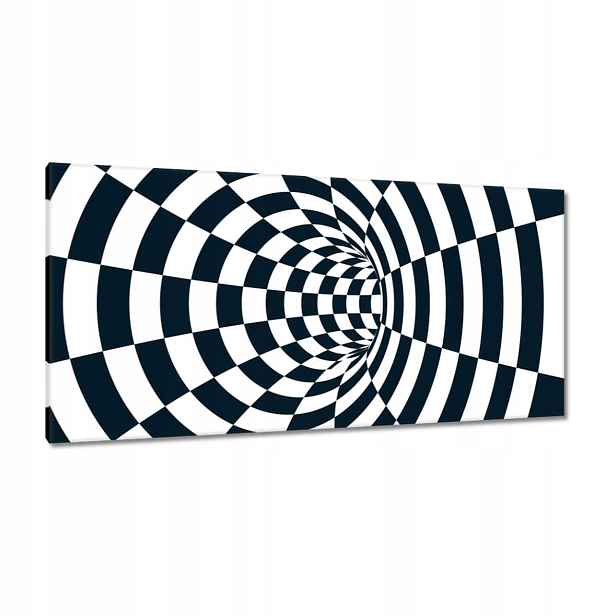 Obrazy 115x55 Abstrackja černobílá