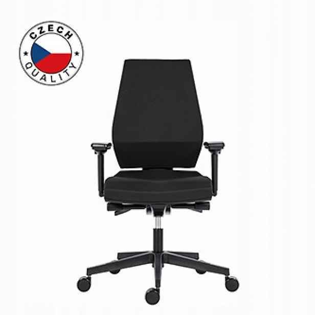 Powerton Ergo Sima Ergonomická kancelářská židle, Černá