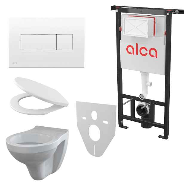 Set 5v1 pro závěsné WC Alca Jádromodul AM102/1120 WC Aura