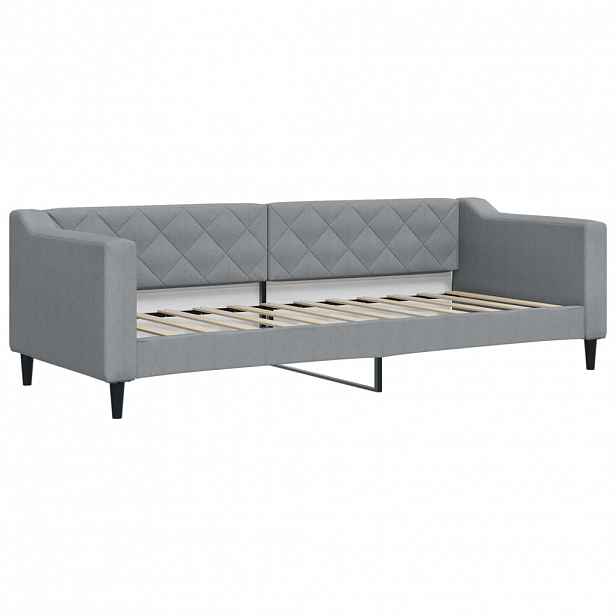 vidaXL Válenda světle šedá 80 x 200 cm textil