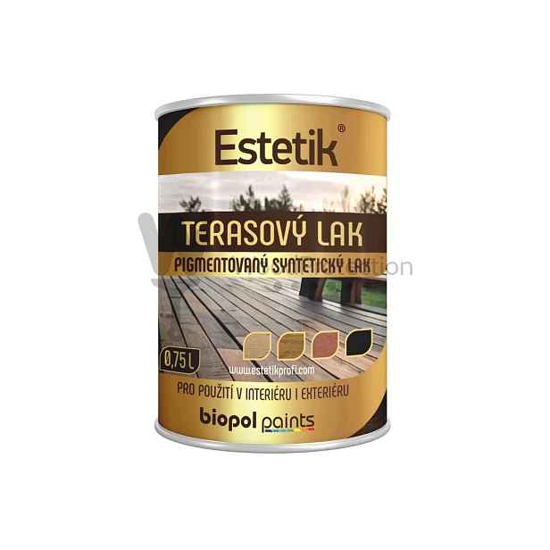 Estetik Terasový Lak Teak 0,75 l
