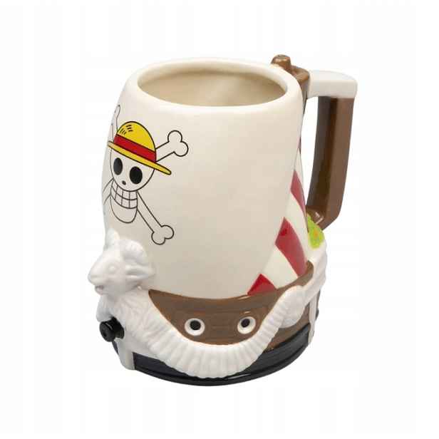 Hrnek 3D s lebkou, One Piece