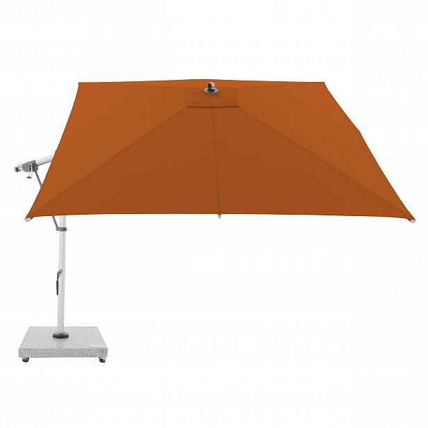 Zahradní výkyvný slunečník s boční tyčí Doppler EXPERT 3 x 3 m, terakota DP465247T831