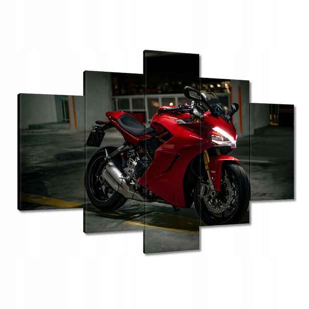 Obrazy 150x105 Červené Ducati Panigale