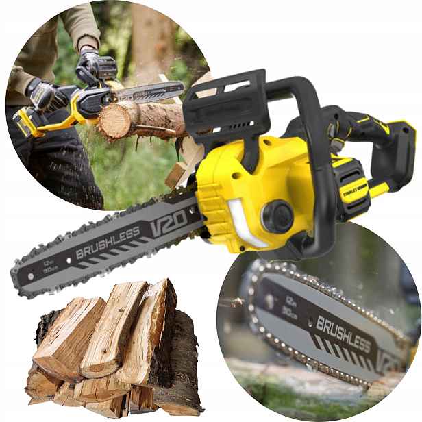Stanley Fatmax SFMCCS730B V20 Bezuhlíková Řetězová Pila 18V 30CM