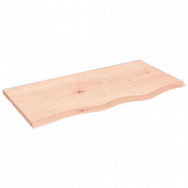 vidaXL Koupelnová deska 80 x 40 x 2 cm neošetřené masivní dřevo