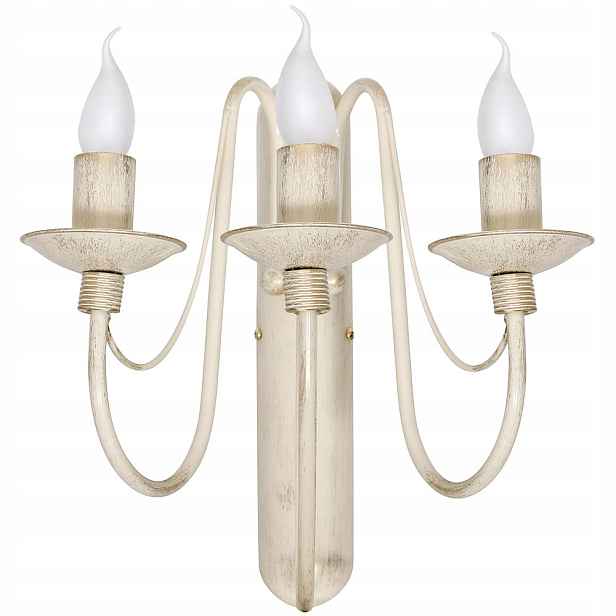Nástěnná lampa Růže Provensálská Aldex béžová