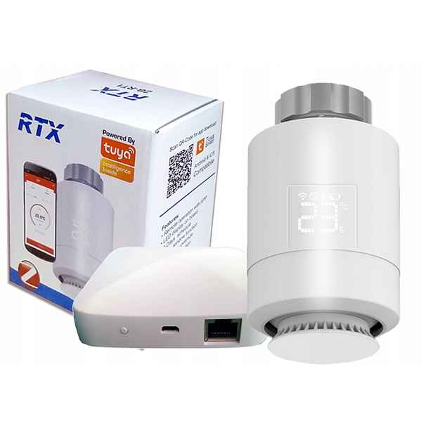 Hlavice Rtx Termostat ZigBee Lan brána Tuya SET1
