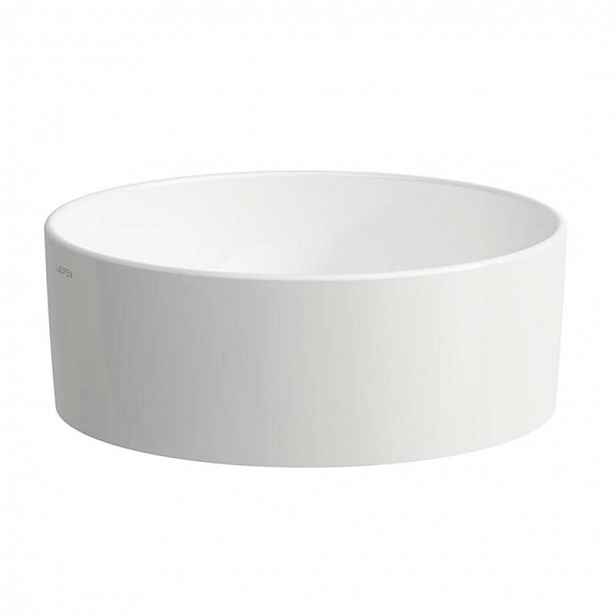 Laufen Savoy - Umyvadlo na desku, průměr 42 cm, bez přepadu, bílá H8129420001121