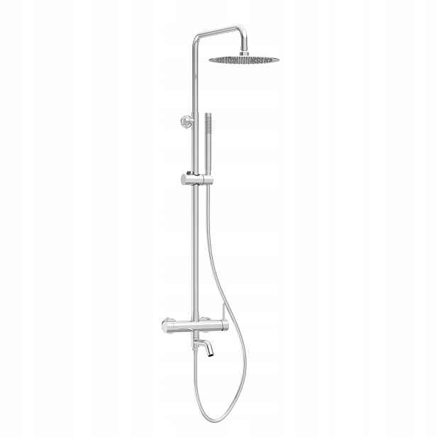 Sprchová Baterie Cascade Chrom Sprchový Set S Dešťovou Sprchou Balneo