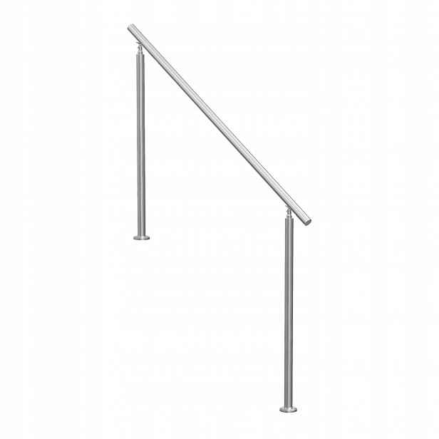 Schodišťové zábradlí 150 cm 2 příčky nerezová ocel sada terasa