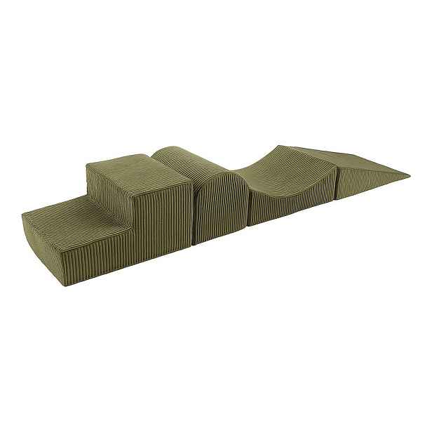 Khaki pěnové hřiště 3 ks výška 30 cm 45x193 cm – Meowbaby