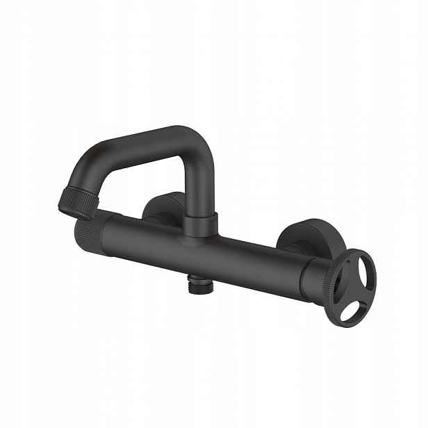 Nástěnná Vanová Baterie Sea Horse Loftea Black