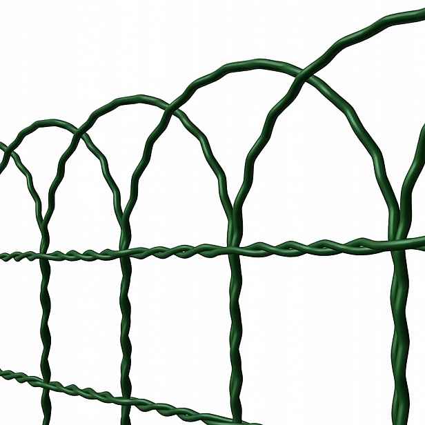 Plotová Síť S Ohradbou 65 cm Potažená Pvc 0,6 m, role 10 m, zelená
