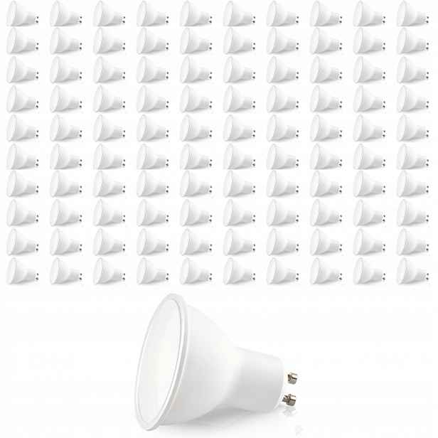 Sada 100 x Led žárovka GU10 5W barva Neutrální bílá 4000K Lls