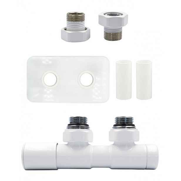 Ventil reg 50 mm Twins bílý levý GZ1/2 AiO r.pros