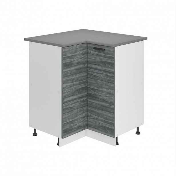 B BELINI GROUP KUCHYŇSKÁ SPODNÍ SKŘÍŇKA 90 cm SNP s pracovní deskou, s 1 dveřmi, Glamour dřevo