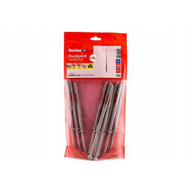 Fischer DuoXpand rámové hmoždinky 10x140 Fus pozinkovaná ocel 10 Ks