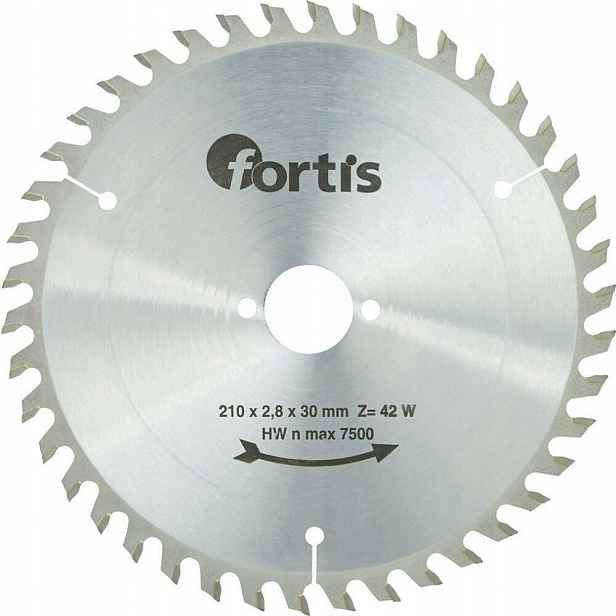 Pilový kotouč Hw Hw 210x3,0 x30 mm 42 zubů W Fortis