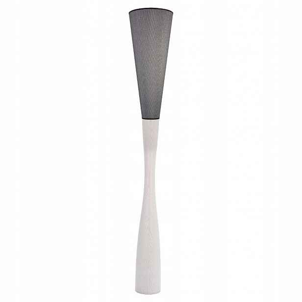 Bílá podlahová lampa Chinka 8210139 Hellux