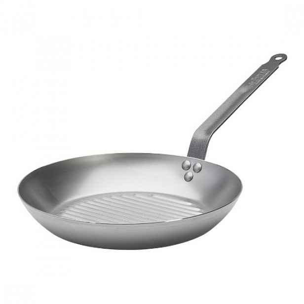 Grilovací pánev "CARBONE PLUS", 30 cm, uhlíková ocel - značka "de Buye