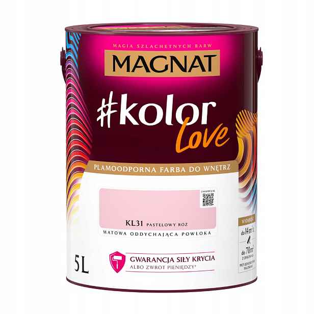 Magnat Barva #kolorlove 5L KL31 Pastelově Růžová