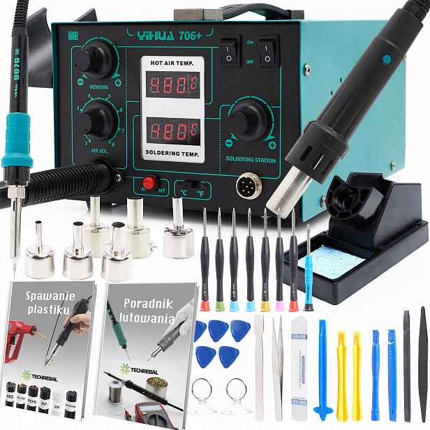 Pájecí Stanice Baňková Páječka 706+ Hot Air Sada Pro Opravu Gsm