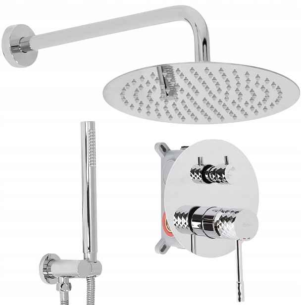 Rea Sprchový Set Pod Omítku Lungo Diamond Chrom Box