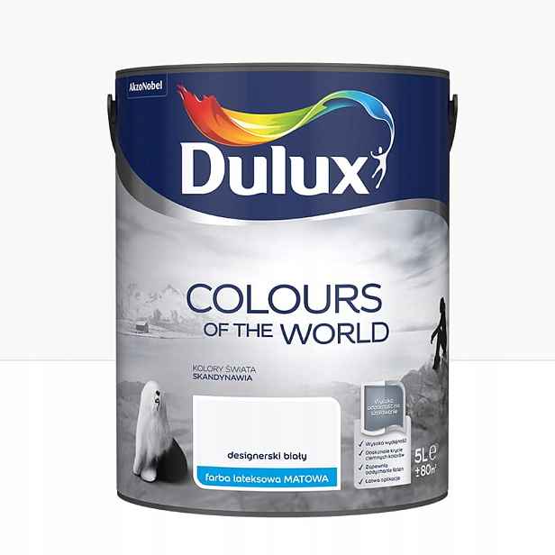 Dulux Designové Barvy Světa Bílá 5 L