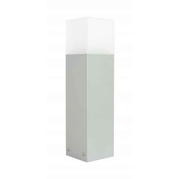Stojací venkovní sloupková lampa šedá obdélníková 40 cm IP44 Su-ma