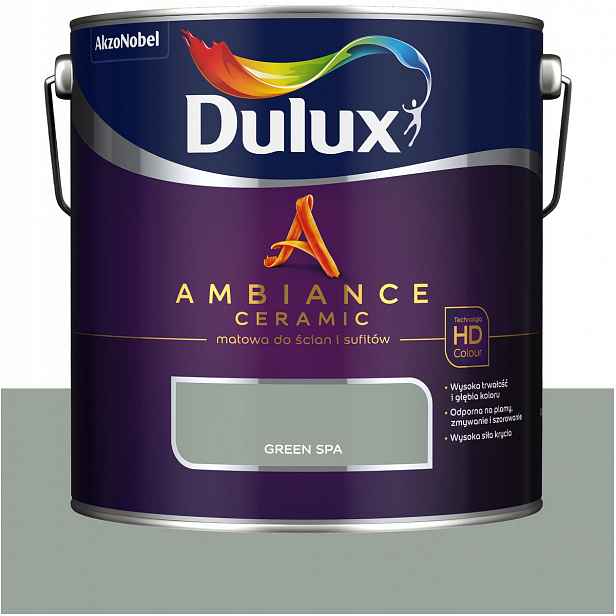 Dulux barva na stěnu keramická Ambiance Ceramic Green Spa 2,5L