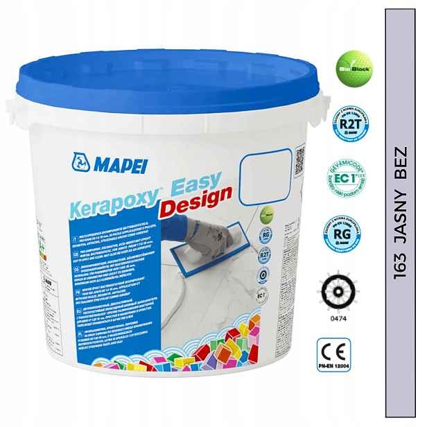 Mapei Epoxidová Spárovací Hmota Kerapoxy Easy Design 3 kg 163 Světle béžová