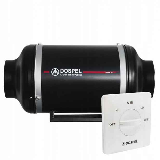 Axiální ventilátor Dospel 007-4316 Turbo Silent 160 mm 630 m³/h IPX4 105 W
