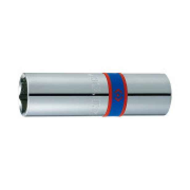 Hlavice nástrčná s gumovou objímkou na zapalovací svíčky King Tony 1/2 CrV 6 hran, 16mm 463516R