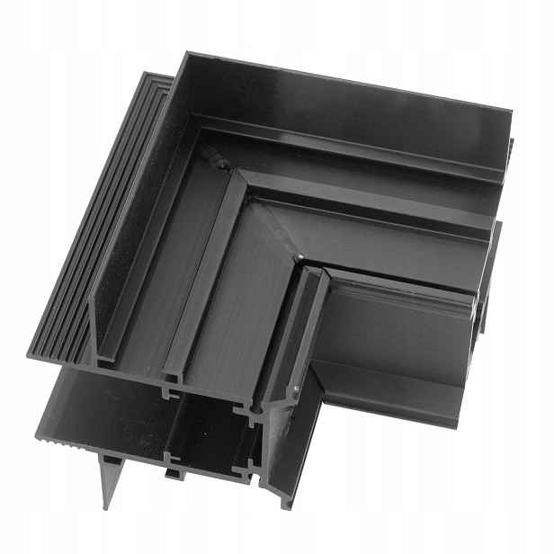 Stropní úhelník MT0006 MT0007 černý hliník Maxlight 48V IP20