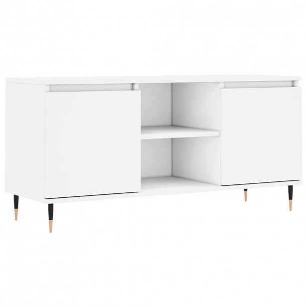 vidaXL TV skříňka bílá 104 x 35 x 50 cm kompozitní dřevo